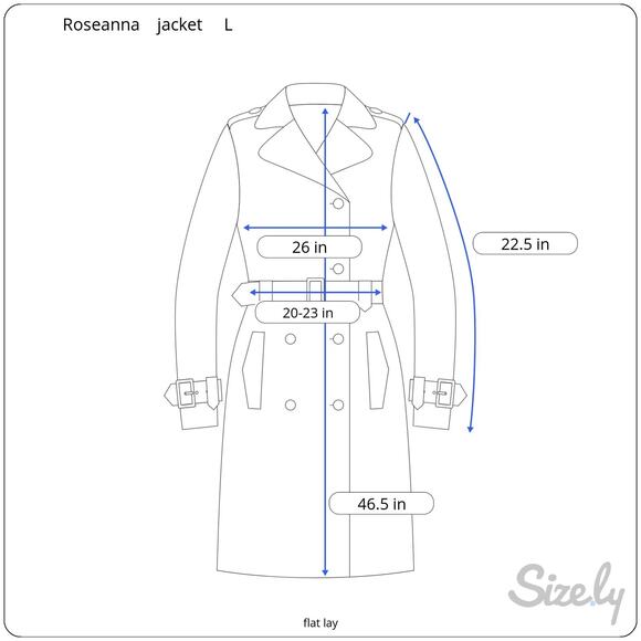 Roseanna Polaroid Technique Paolo Trench Light Coat Multi Color Metallic NEW - Picture 16 of 16